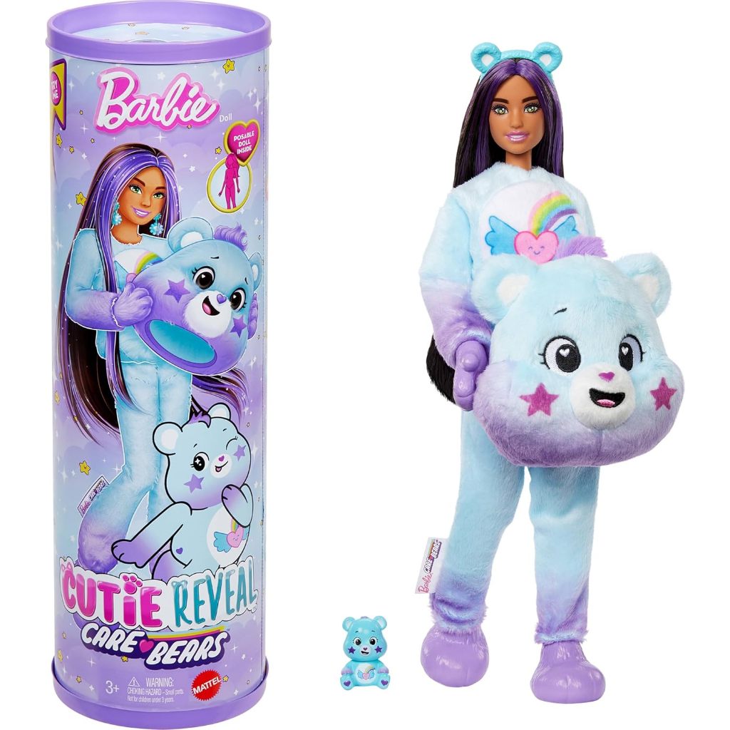 Barbie Cutie Reveal Ursinhos Carinhosos Boas Vibrações Mattel Jfv61 em Oferta na Shopee
