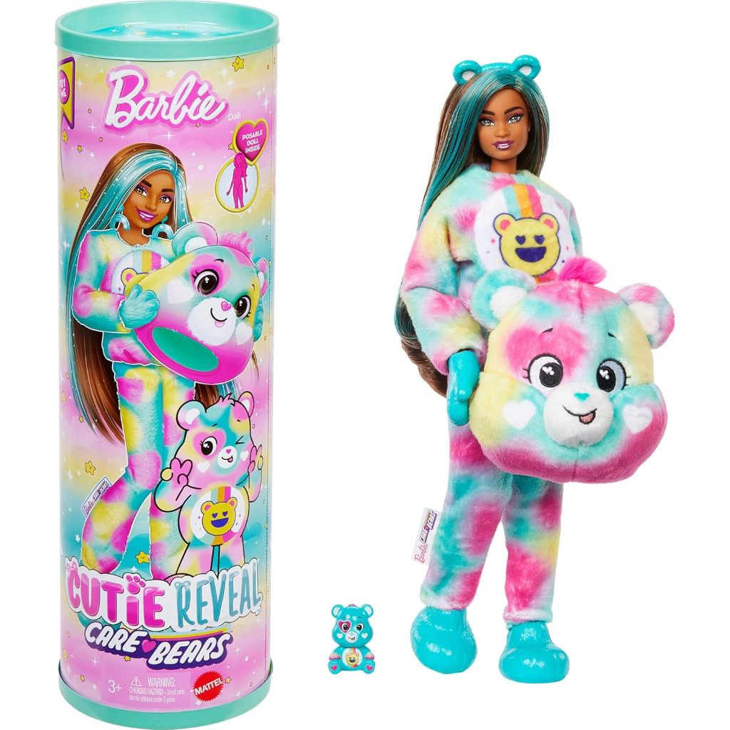 Barbie Cutie Reveal Boneca Ursinhos Carinhosos Urso das Boas Vibrações Mattel Jfv62 em Oferta na Shopee