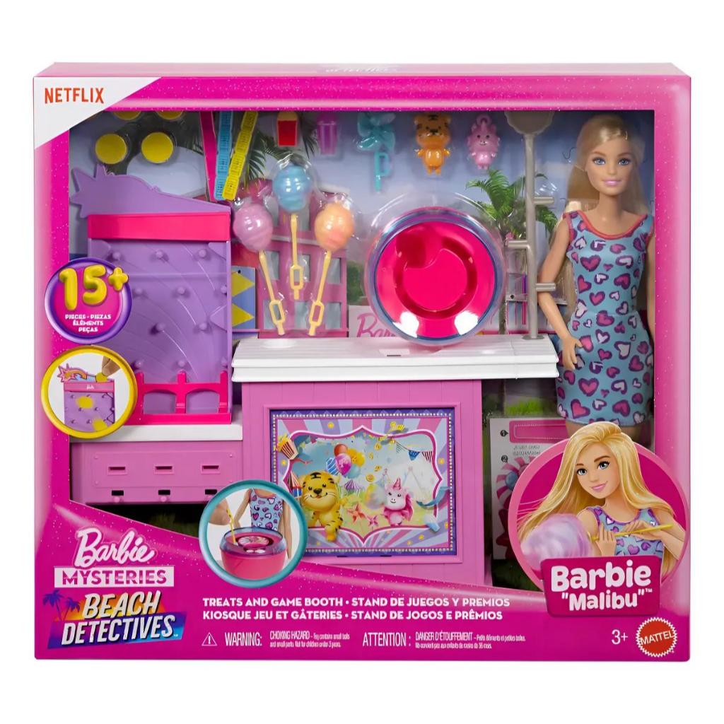 Os Mistérios Da Barbie Estação De Algodão Mattel Jfv67 em Oferta na Shopee