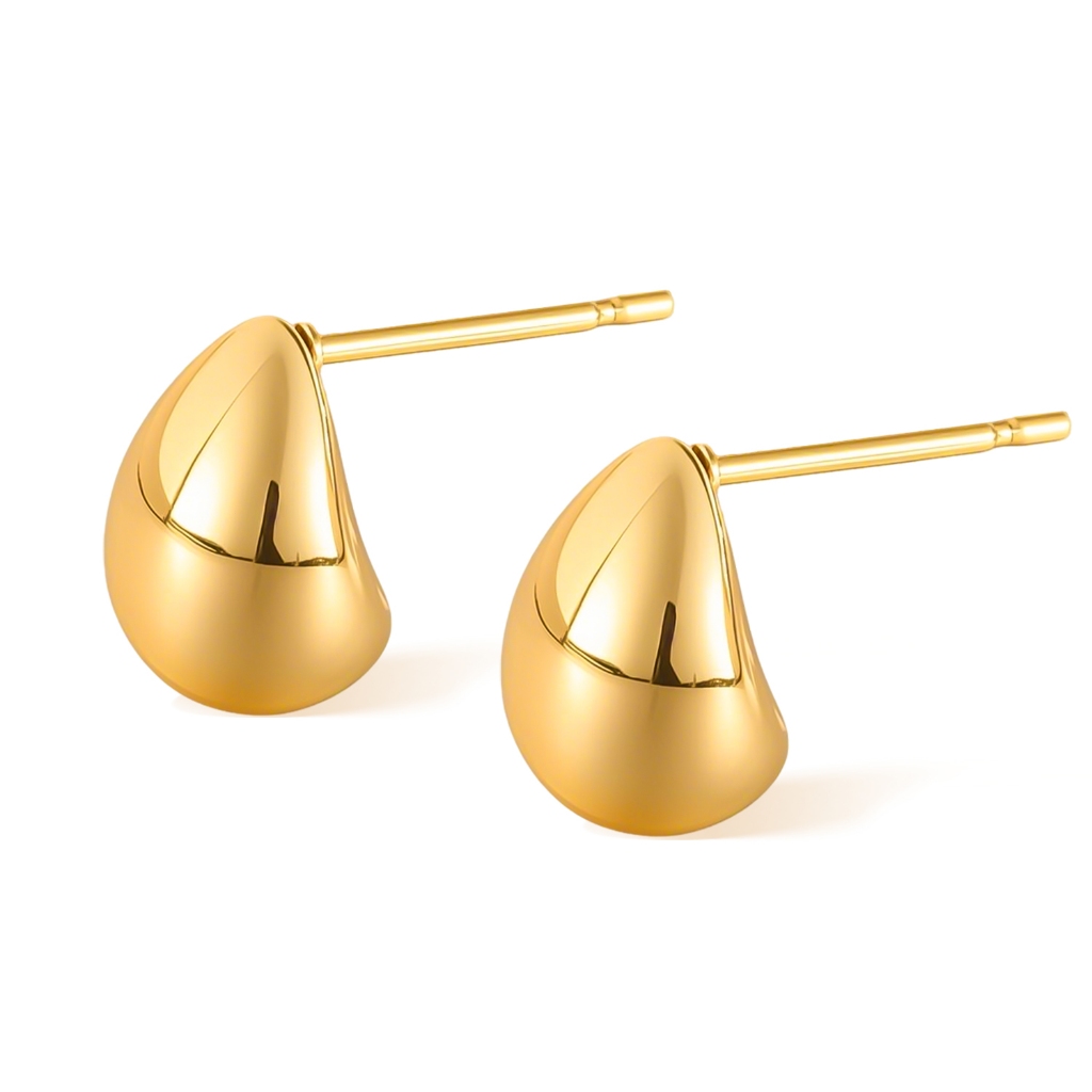 OLEVS Brincos Femininos De Aço Inoxidável Dourado Fashion Holiday Gift GE1044