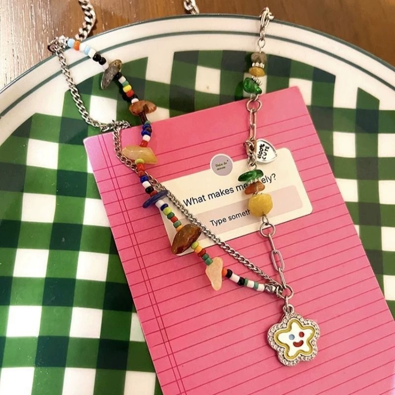 Doce Colar  De Pingente Estrela  E Frio Clavícula Gargantilha De Corrente em Oferta na Shopee