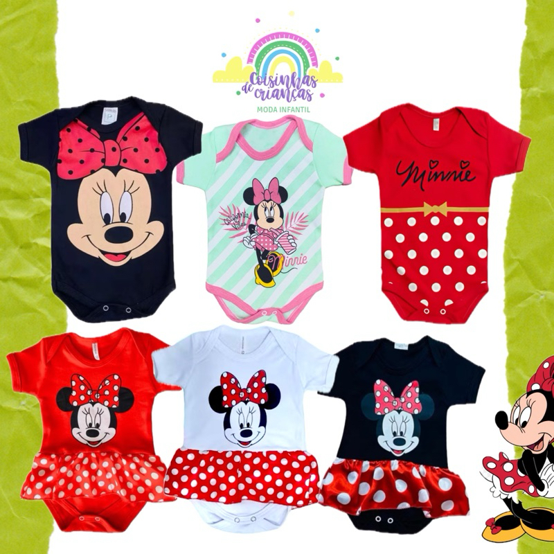 body Minnie touca Minnie, body Minnie verde, body saia Minnie mesversário temático fantasia Mickey bori Body saia Minnie