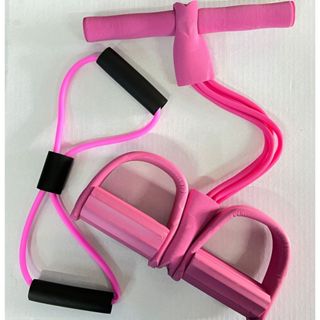 KIT Elástico Extensor Para Exercícios Em 8 + Aparelho Fitness Para Abdominal Ginastica em Oferta na Shopee
