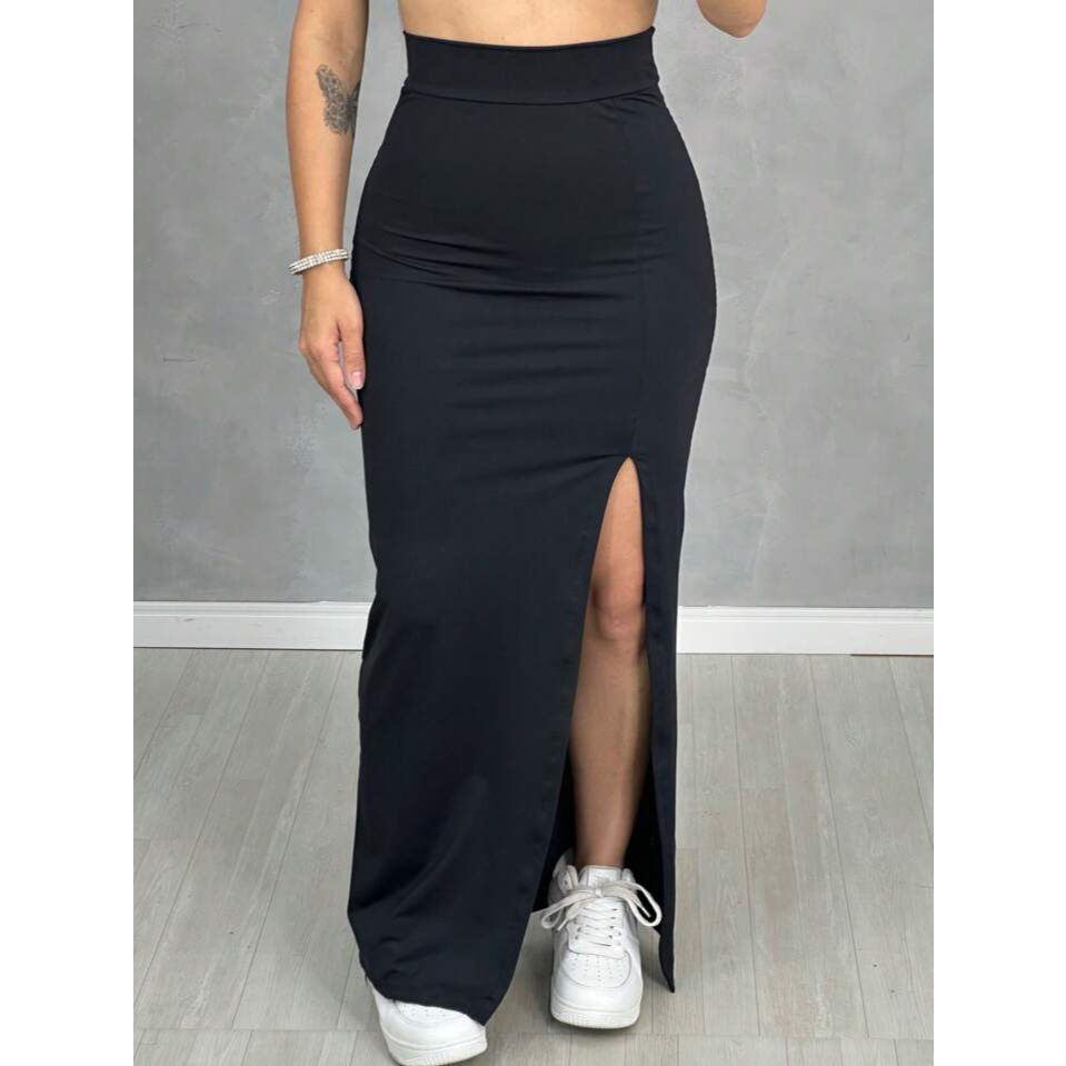 Saia Feminina Com Fenda Lateral Modelagem Perfeita Suplex (Midi) / Festa & Eventos - 2026