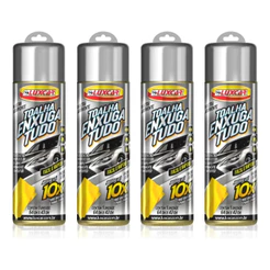 4x Toalha Enxuga Tudo Absorve 10x Água Limpa E Seca Luxcar Cor Amarela
