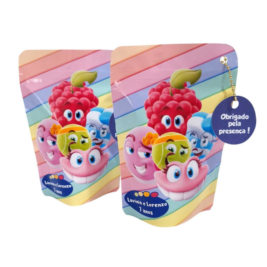 Saquinho Zip Lock Personalizado Fini Lembrancinhas Personalizados Sacolinha Surpresa Aniversário