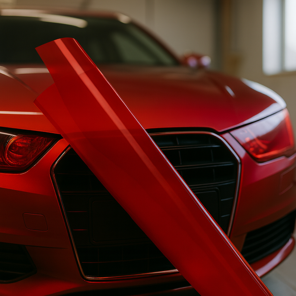 Película Protetora para Farol e Lanterna de Carro Antirrisco Transparente Adesiva Premium