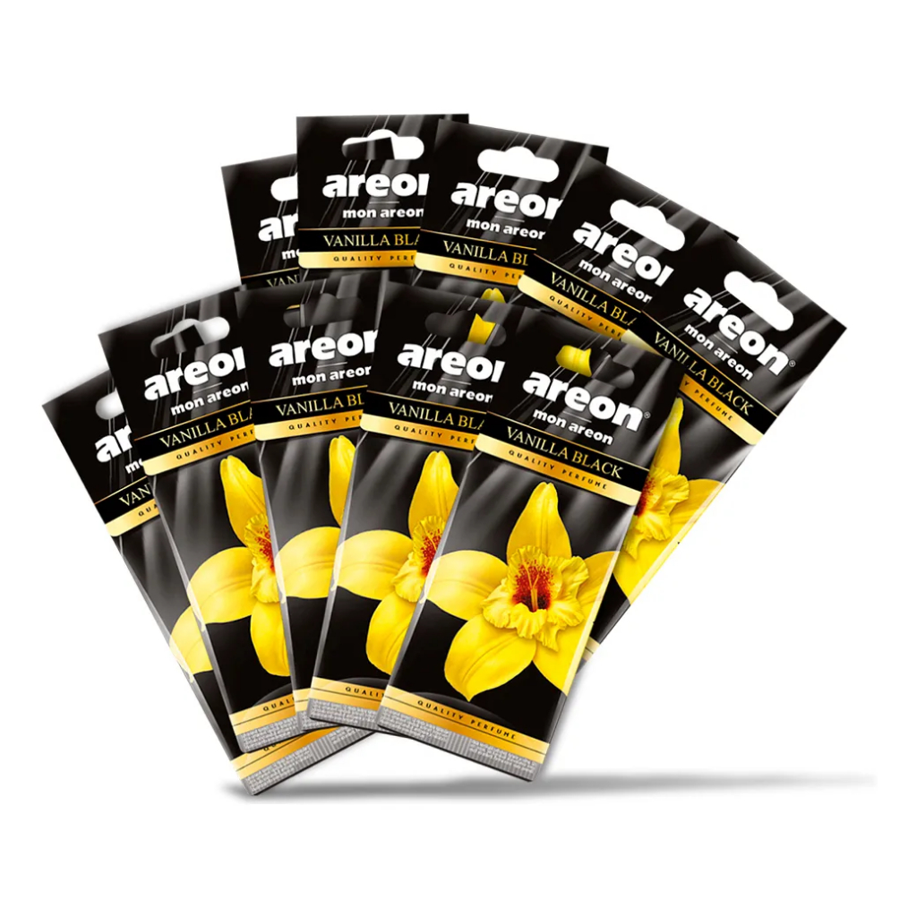 10 Un Aromatizante Automotivo Mon Vanilla Black Areon