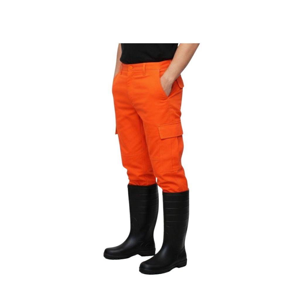Calça Tática Laranja – s/ Refletivo – RipStop em Oferta na Shopee
