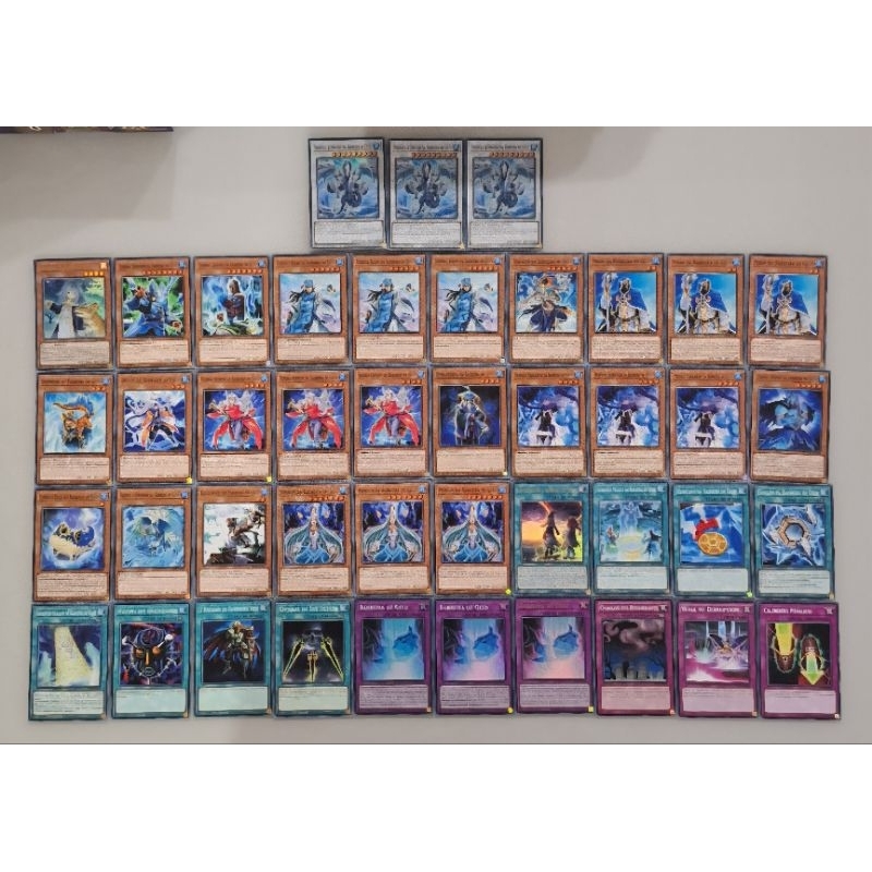 Set Deck Combo de Cartas Barreira de Gelo - Yu-Gi-Oh / Yugioh - Cartas Originais KONAMI