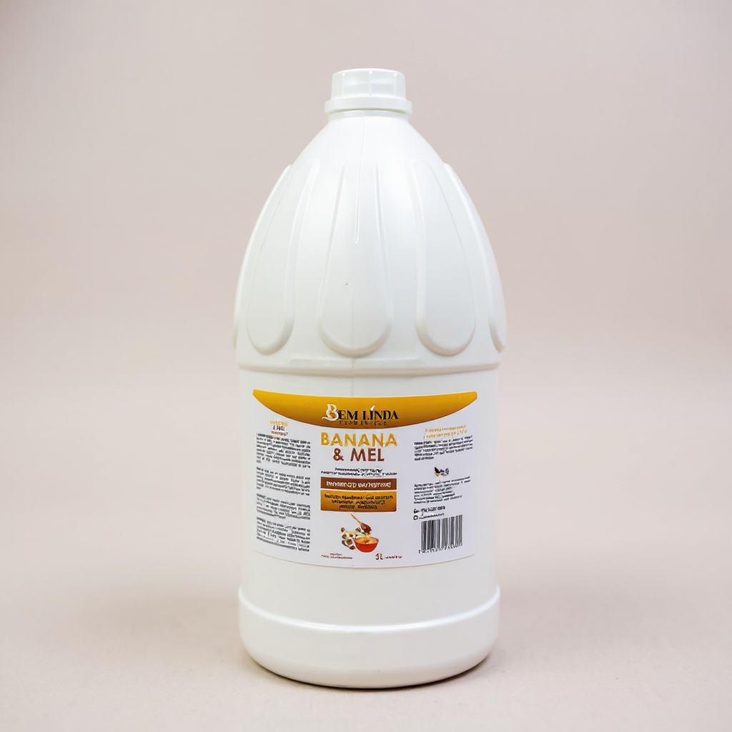 Kit Banana e Mel 5L Shampoo e Condicionador Profissional Hidratação Intensa Alto Rendimento Sem Sal — imagem 2 de 2
