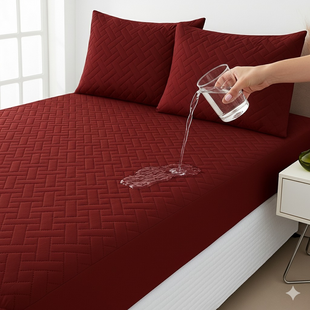 Kit 3 peças Protetor de Colchao Impermeavel Casal Queen Solteiro Elastico em Toda a Volta Macio em Oferta na Shopee