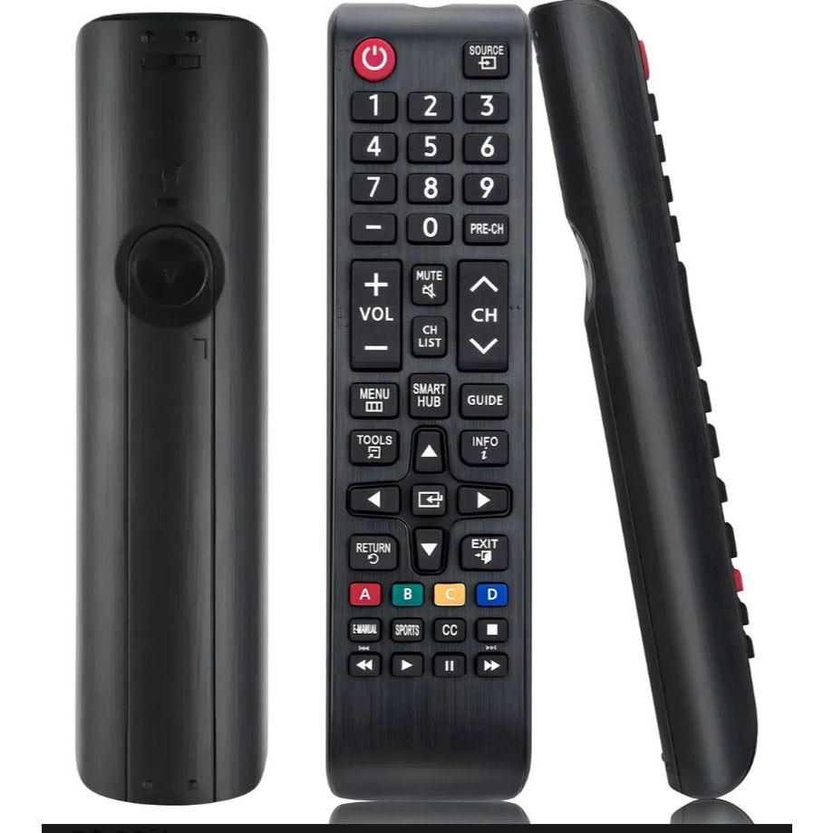 Controle Remoto Compatível TV Samsung Smart Hub Substitui Controle Original Universal Alta Qualidade