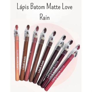 Lápis Contorno Labial Love Rain em Oferta na Shopee