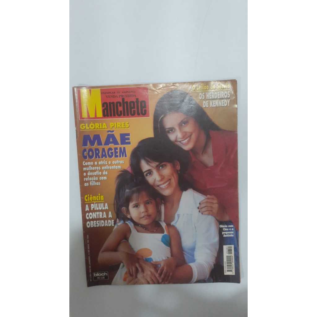 Revista Manchete Glória Pires Estud Obesidade Política 21680