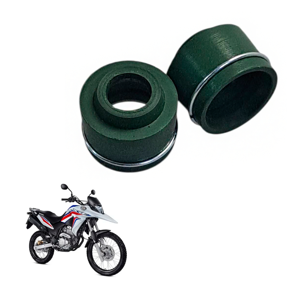 2 Retentor Haste Válvula Biz Cg125 150 160 Cb300 2009 2010 2011 2012 2013 2014 2015 2016 2017 2018