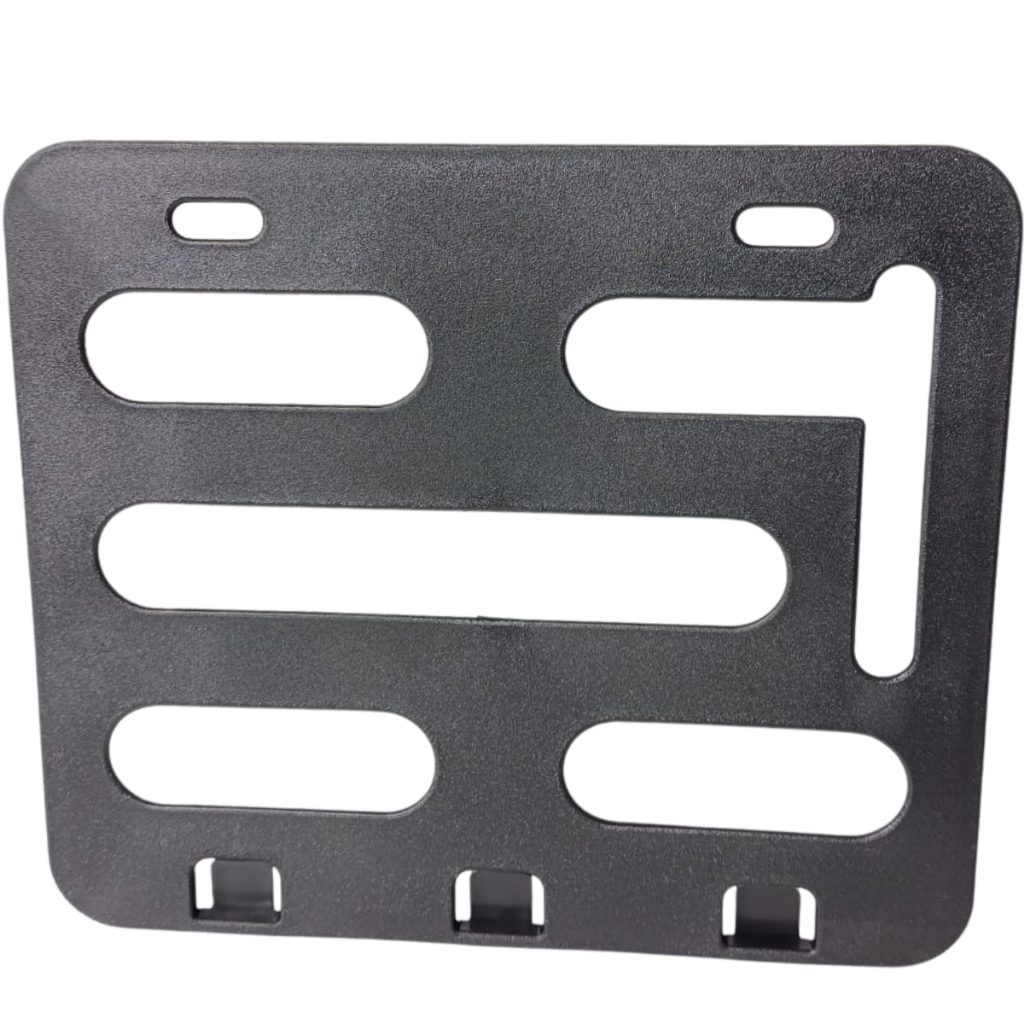 Suporte De Placa Moto Mercosul Moldura Universal Vazado — imagem 2 de 2