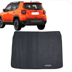 Tapete Borracha Porta Malas Para Renegade 2015 a 20 2021 22 23 24 25 26 2027 Longitude impermeável Preto
