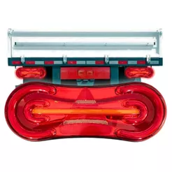 Lanterna Traseira 24v Lado Esquerdo Full LED Para Carreta Facchini Após 2019 IVAL 3081