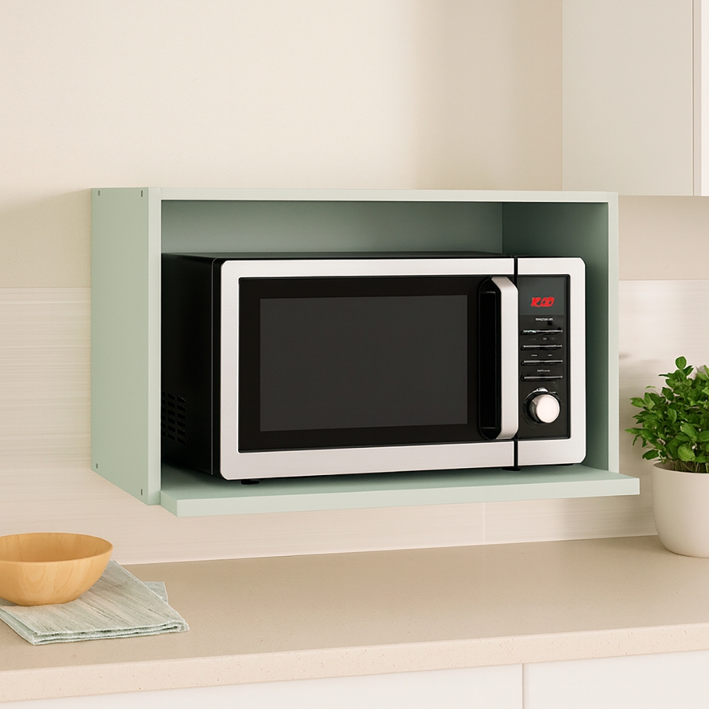 Armário de Cozinha Genialflex Iluminata Micro-ondas Branco em Oferta na Shopee