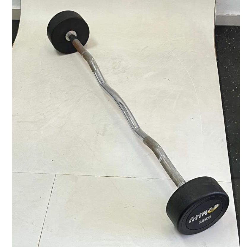 Barra W Montada 25kg Ahead Sports Borda Showroom
