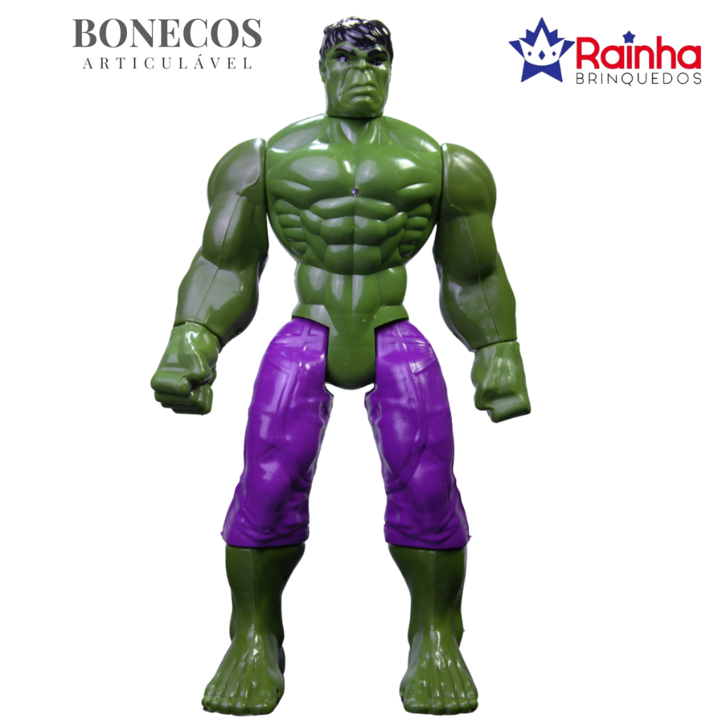 Boneco Articulável Super Herói 40cm - Articulações Móveis, Estímulo à Criatividade Brinquedos