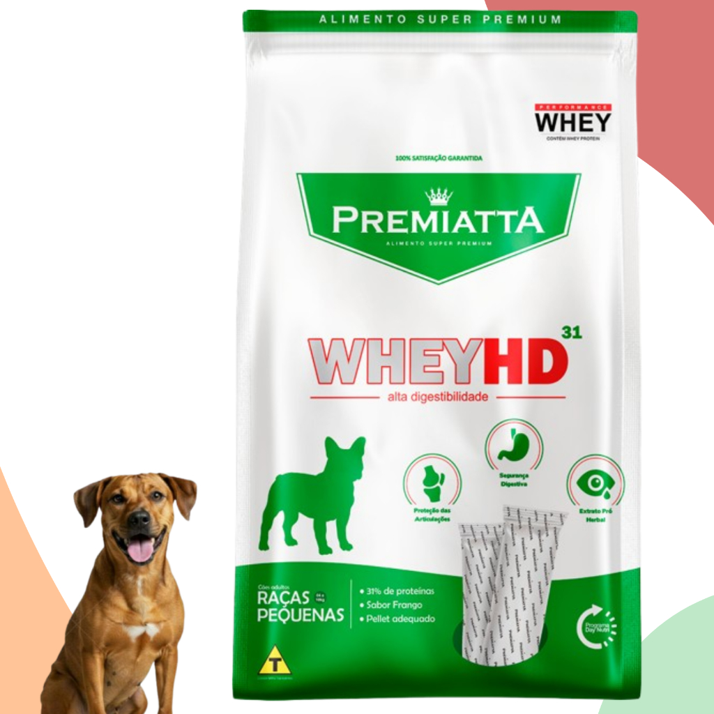 Ração Premiatta Verde Whey Hd Raças Pequenas 3kg