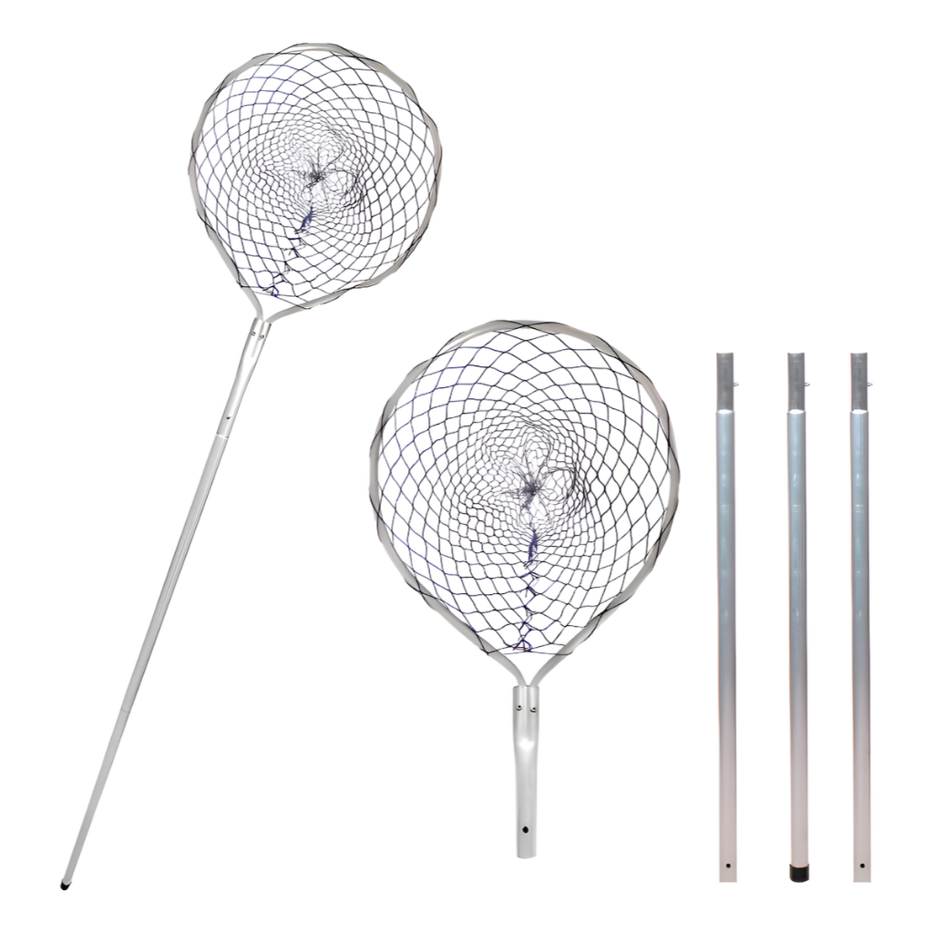 Passaguá Puçá para Pesca Grande Desmontável em Quatro Partes 2,65m X 44cm  Pega Peixe - Promoção !