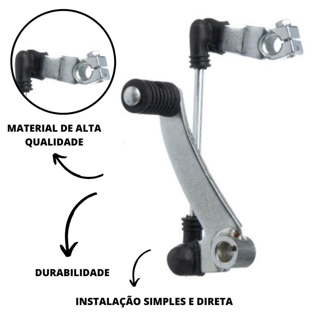 Pedal Cambio Marcha Completo Yamaha Fazer 250 2012 2013 2014 2015 2016 2017 Para Moto Fazer250 — imagem 2 de 2