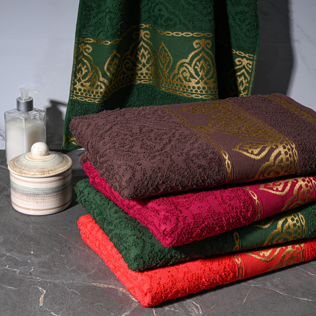 Jogo Toalha 04 E 02 Pçs Banho E Rosto Luxo Algodão Alta Absorção Macia Laune Haus em Oferta na Shopee