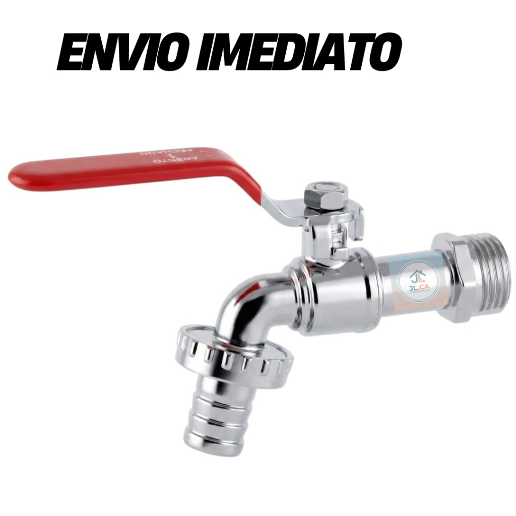 Torneira Esfera com Bico 3/4x 3/4 Jardim Garagem Quintal Tanque de Volta Oferta