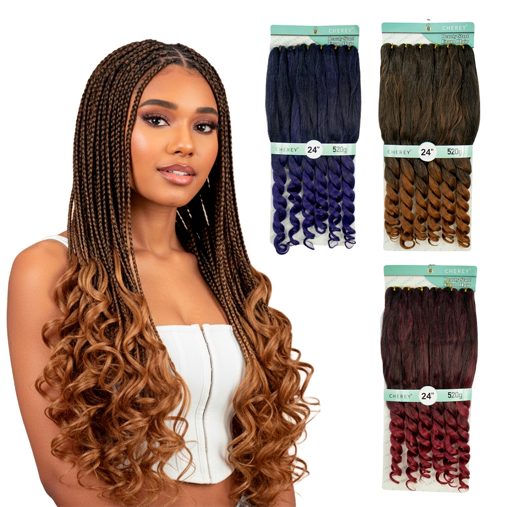 Boho Curl 400g Beauty Express para Tranças | Efeito Gypsy Metade Liso Metade Cacheado em Oferta na Shopee