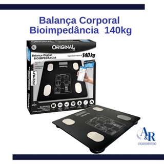 Balança Corporal Bioimpedância Bluetooth Aplicativo 140kg em Oferta na Shopee