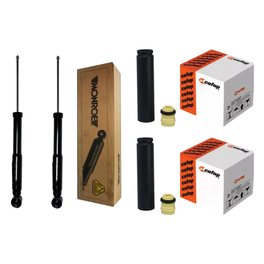Par Amortecedor + Kit Traseiro Toyota Etios 2012 2013 2014 em Oferta na Shopee