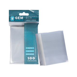 Sleeve Perfect Fit Pokémon Magic GEM 100 un Sleeve Interno Duplo Protetor de Carta 63x88