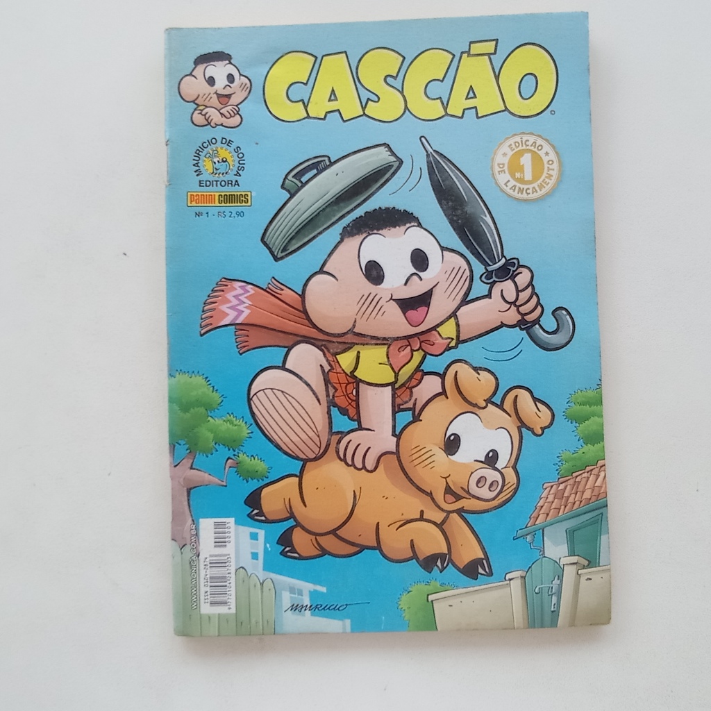 Gibi Cascão nº 1 - Turma da Mônica - Ed. Panini - 2007