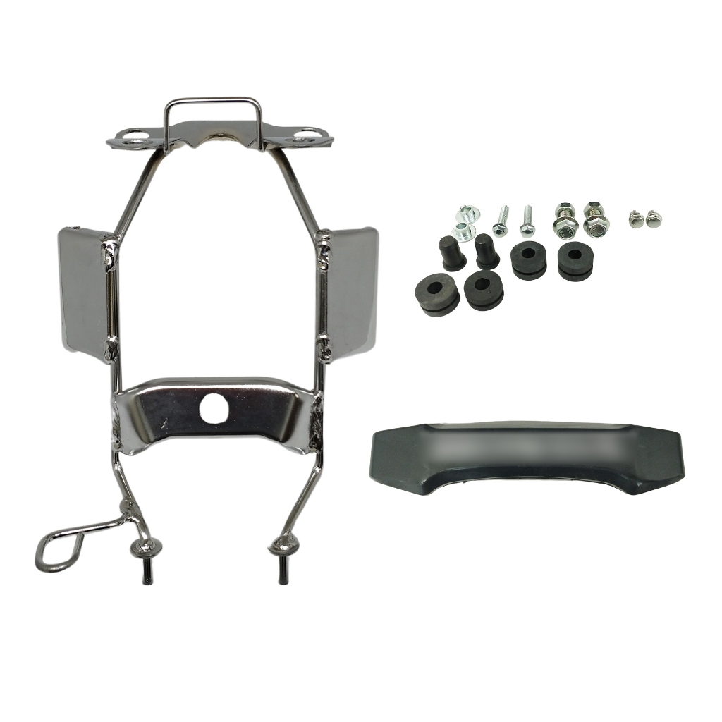 Suporte Aranha Painel Farol Completo Parafusos Borrachas Ilhós Emblema Titan 125 2000 2001 2002 2003 2004