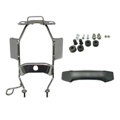 Suporte Aranha Painel Farol Completo Parafusos Borrachas Ilhós Emblema Titan 125 2000 2001 2002 2003 2004