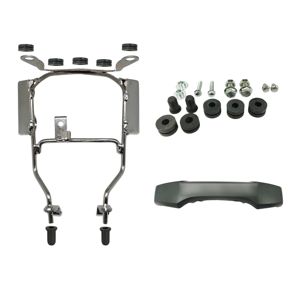 Suporte Aranha Painel Farol Completa Com Parafusos e borrachas ilhós Emblema Titan Sport 150 2004 2005 2006 2007 2008