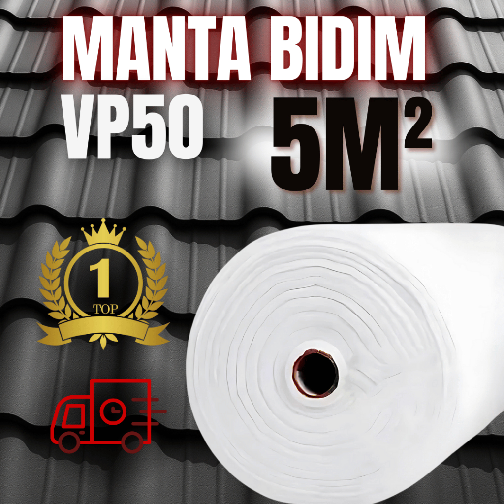 Manta Bidim 5m Estruturante Impermeabilização Para Lajes Telhados Telhas Reforça Manta Líquida em Oferta na Shopee