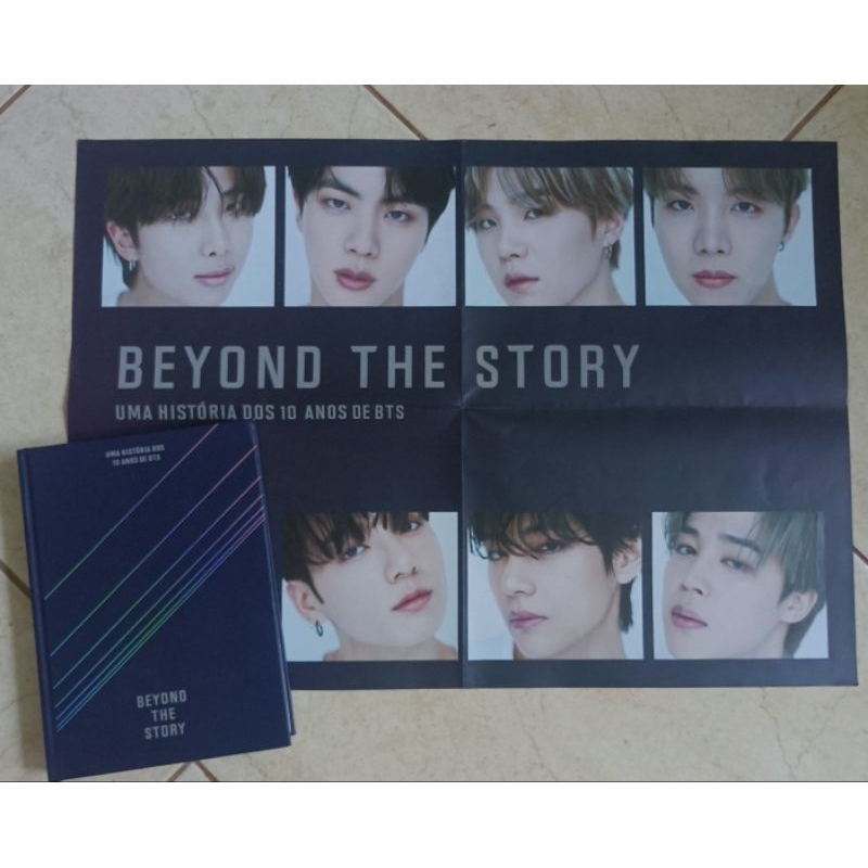 Livro BTS Beyond The Story + poster oficial