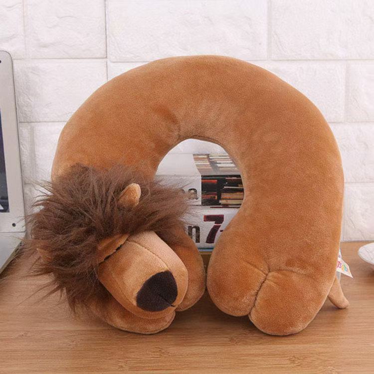 Almofada de pescoço em formato de bichos