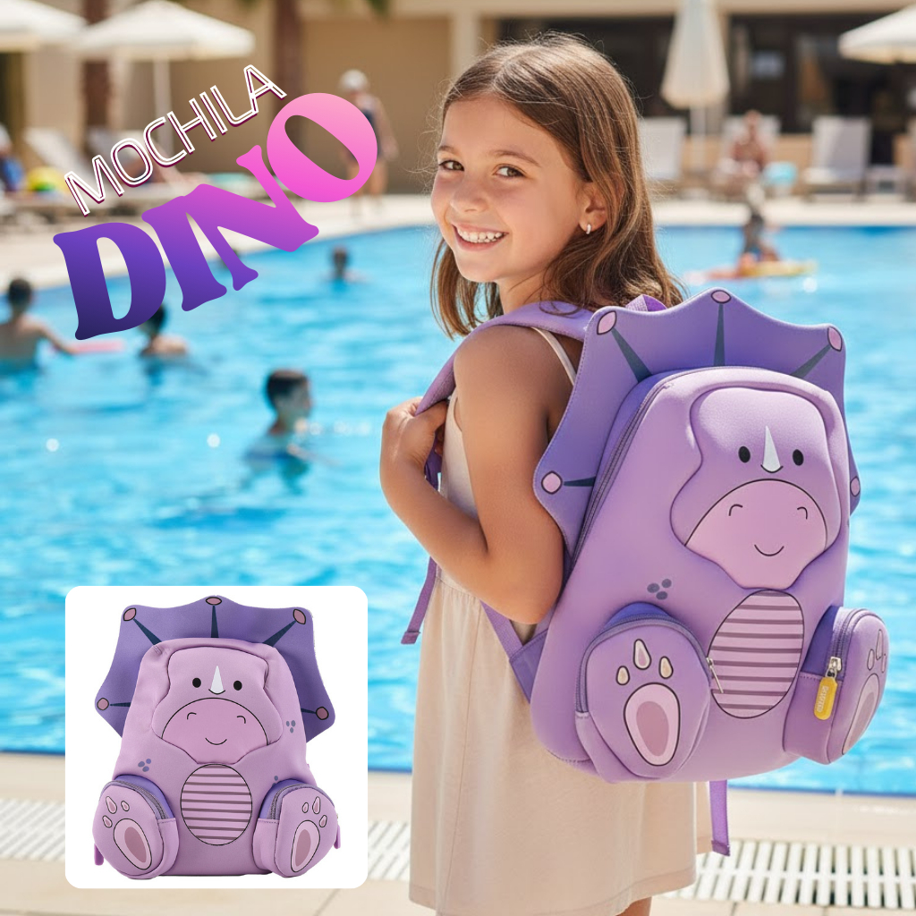 MOCHILA DINO INFANTIL MENINA MENINO IMPERMEÁVEL REFORÇADA em Oferta na Shopee