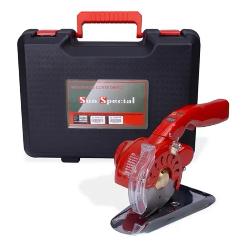 máquina de cortar tecidos direct drive de 4 polegadas e disco octogonal da marca Sun special
