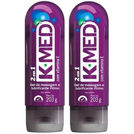 Kit 2 K-med 2 Em 1 Gel De Massagem E Lubrificante Íntimo em Oferta na Shopee