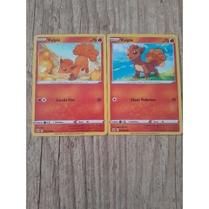 Carta Pokemon Vulpix Original NM
