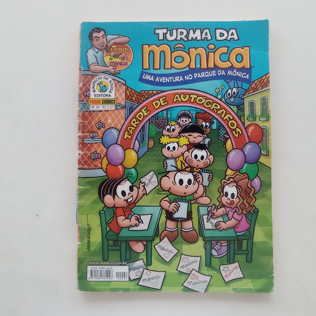 Gibi Uma Aventura no Parque da Mônica nº 26 - Ed. Panini - 2009
