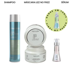 Kit Hidratação e Crescimento Capilar Turbo Lizz No Frizz + Brinde