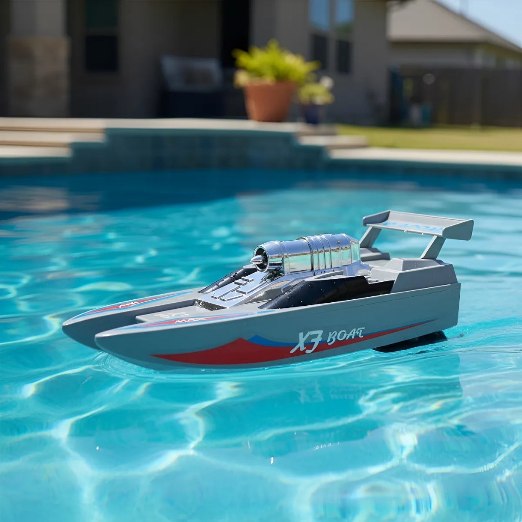 Barco de Brinquedo Controle Remoto Importway – Navegação Rápida e Divertida Brinquedo com Controle Remoto Recarregável