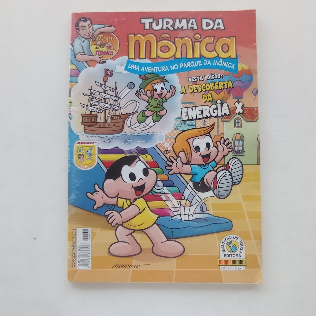 Gibi Uma Aventura no Parque da Mônica nº 32 - Ed. Panini - 2009